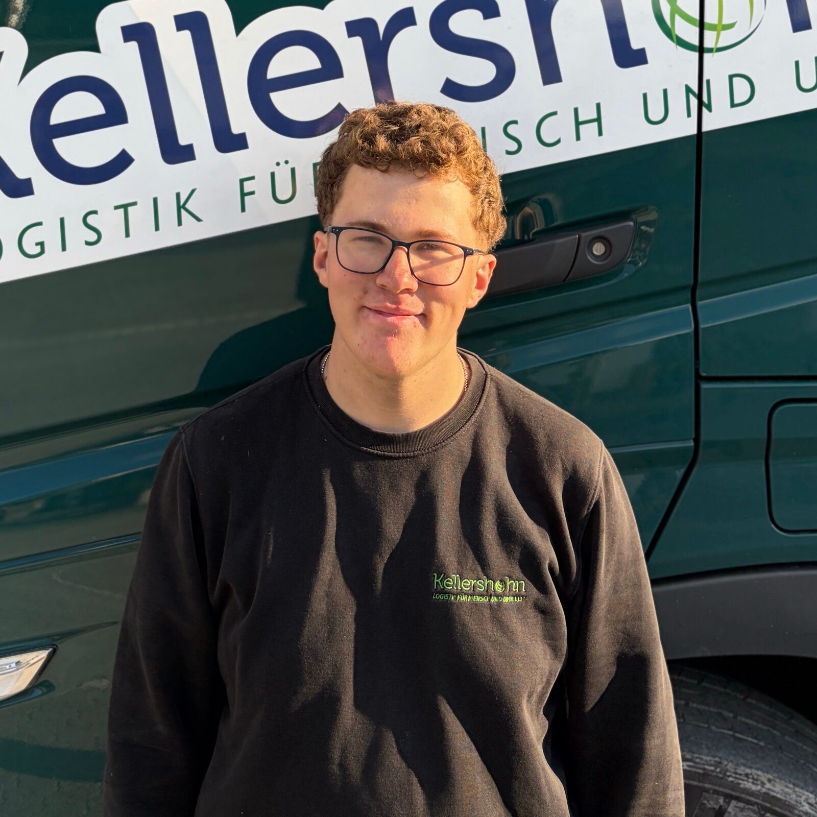 Marlon Zupke – Berufskraftfahrer in Ausbildung bei Spedition Kellershohn      